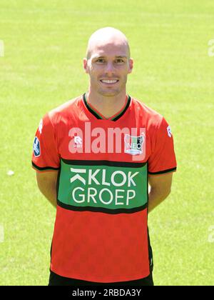 NIJMEGEN - Bram Nuytinck durante la presentazione NEC Nijmegen Team al De Goffert il 7 luglio 2023 a Nijmegen, Paesi Bassi. AP | Dutch Height | GERRIT DI COLONIA Foto Stock
