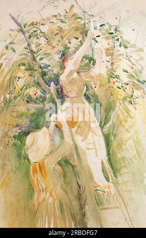 The Cherry Tree (studio) 1891 di Berthe Morisot Foto Stock