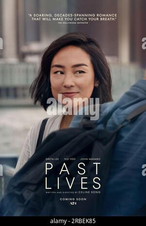 PAST LIVES (2023), diretto da CELINE SONG. Credito: A24 / CJ Entertainment / album Foto Stock