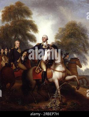Washington prima della Yorktown 1825 di Rembrandt Peale Foto Stock