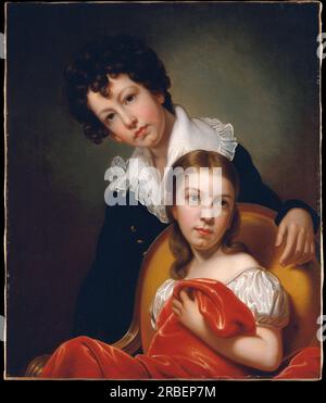 Michael Angelo ed Emma Clara Peale 1826 di Rembrandt Peale Foto Stock