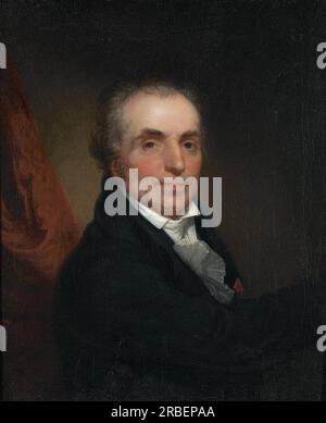 Titolo Jean Antoine Houdon di Rembrandt Peale Foto Stock