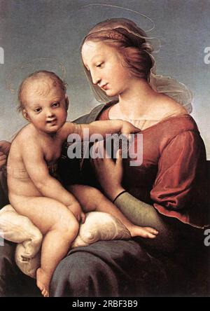 Niccolini-Cowper Madonna 1508 di Raphael Foto Stock