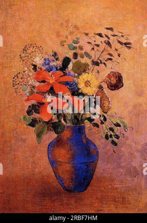 Vaso di fiori 1900 di Odilon Redon Foto Stock