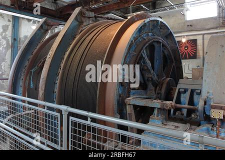 Aspetti interni ed esterni generali relativi al Centro culturale Heartland di Redruth, Cornovaglia. Foto Stock