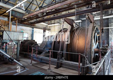 Aspetti interni ed esterni generali relativi al Centro culturale Heartland di Redruth, Cornovaglia. Foto Stock