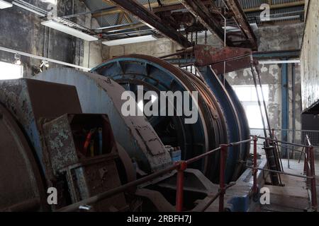 Aspetti interni ed esterni generali relativi al Centro culturale Heartland di Redruth, Cornovaglia. Foto Stock