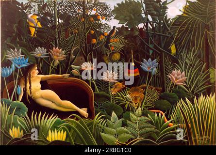 The Dream 1910 di Henri Rousseau Foto Stock