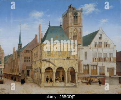 Il Vecchio Municipio ad Amsterdam 1657 di Pieter Saenredam Foto Stock