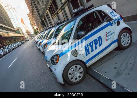 4 agosto 2018, New York, New York, USA: Scene di una metropoli fiorente in un giorno estivo Foto Stock