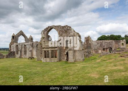 Haughmond Abbey, Shropshire, Regno Unito Foto Stock