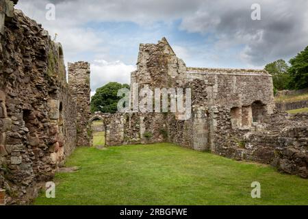 Haughmond Abbey, Shropshire, Regno Unito Foto Stock