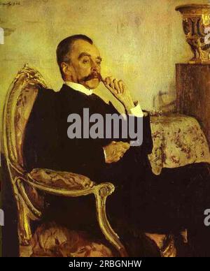 Ritratto del principe Vladimir Mikhailovich Golitsyn 1906 di Valentin Serov Foto Stock