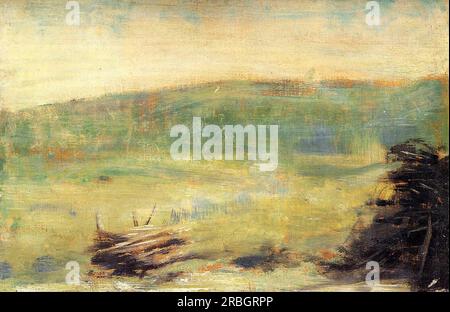Paesaggio a Saint-Ouen 1878 - 1879; Francia di Georges Seurat Foto Stock