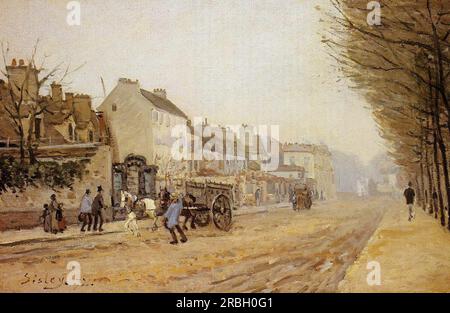 Boulevard Heloise, Argenteuil 1872 di Alfred Sisley Foto Stock