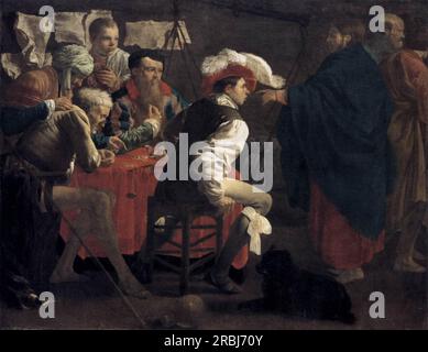 La vocazione di St. Matthew di Hendrick Terbrugghen Foto Stock