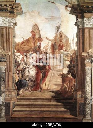 L'incontro di Antonio 1747 di Giovanni Battista Tiepolo Foto Stock