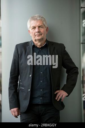 Francoforte, Deutschland. 10 ottobre 2014. FOTO D'ARCHIVIO: Roland JAHN compie 70 anni il 14 luglio 2023, Roland JAHN, Germania, attivista per i diritti civili, Responsabile della Stasi Records Authority BStU, il 10 ottobre 2014 Frankfurt Book Fair 2014 dall'8 al 12 ottobre 2014 a Francoforte sul meno/Germania Credit: dpa/Alamy Live News Foto Stock