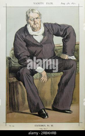 Statista No.090° - caricatura di George William Pierrepont Bentinck M.P. 1871 di James Tissot Foto Stock