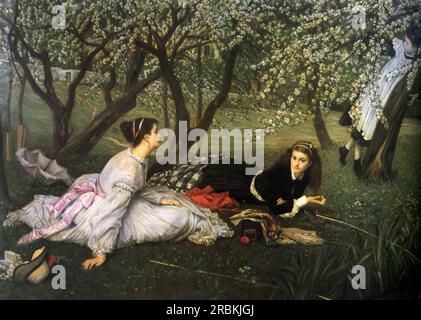 Primavera 1865 di James Tissot Foto Stock