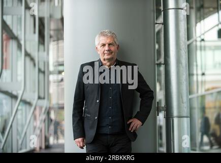 Francoforte, Deutschland. 10 ottobre 2014. FOTO D'ARCHIVIO: Roland JAHN compie 70 anni il 14 luglio 2023, Roland JAHN, Germania, attivista per i diritti civili, Responsabile della Stasi Records Authority BStU, il 10 ottobre 2014 Frankfurt Book Fair 2014 dall'8 al 12 ottobre 2014 a Francoforte sul meno/Germania Credit: dpa/Alamy Live News Foto Stock