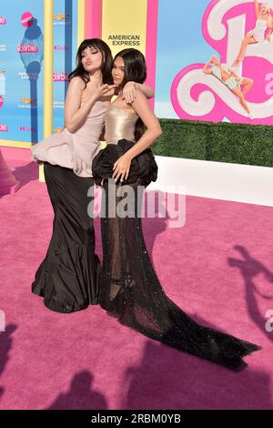 Dove Cameron e Ariana Greenblatt bei der Weltpremiere des Kinofilms 'Barbie' im Shrine Auditorium. Los Angeles, 09.07.2023 Foto Stock