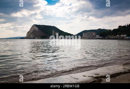 Città di Kavarna sulla costa del Mar Nero, Bulgaria Foto Stock