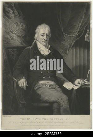 Henry Grattan 1806 di Charles Turner Foto Stock