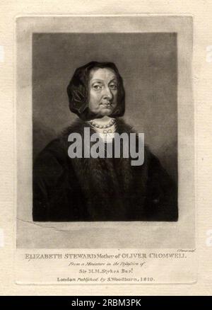 Elizabeth Cromwell (nata Steward) 1810 di Charles Turner Foto Stock