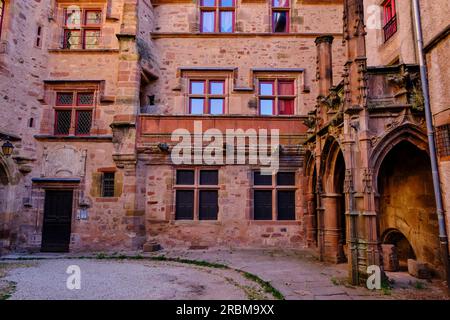 Francia, Aveyron (12), Rodez, la casa di Benoit del XV secolo Foto Stock