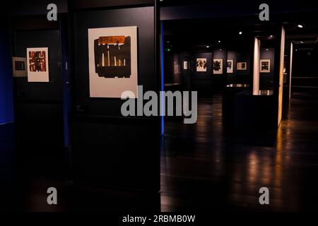 Francia, Aveyron (12), Rodez, il Soulages Museum Foto Stock