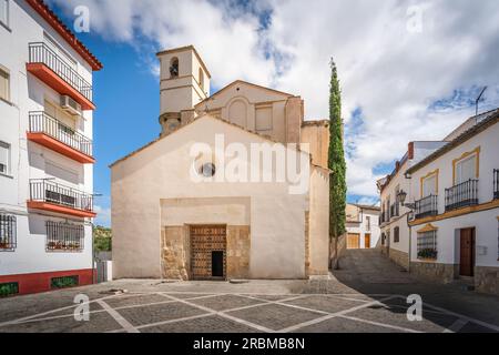 Facciata della chiesa di la Encarnacion - Setenil de las Bodegas, Andalusia, Spagna Foto Stock