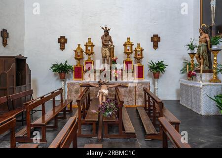 Chiesa dell'Encarnacion Interior - Setenil de las Bodegas, Andalusia, Spagna Foto Stock