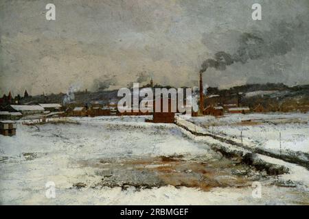 Paesaggio invernale 1882 di John Henry Twachtman Foto Stock