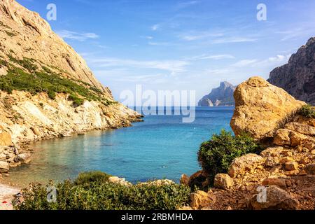 Cala Boquer, Pollenca, Mallorca, Spagna Foto Stock