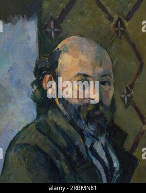 Autoritratto, Paul Cezanne, circa 1880, Foto Stock