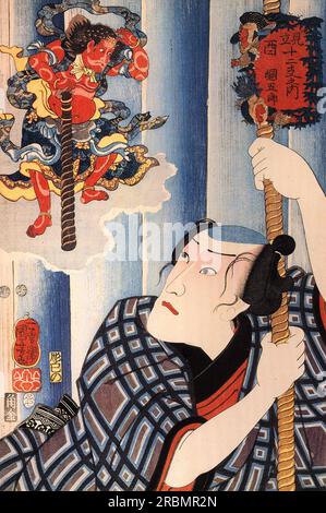 L'attore di Utagawa Kuniyoshi Foto Stock