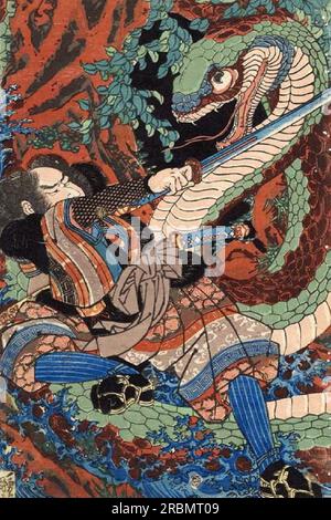 Suikoden Series di Utagawa Kuniyoshi Foto Stock