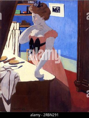 Misia al suo Dressing Table 1898 di Felix Vallotton Foto Stock