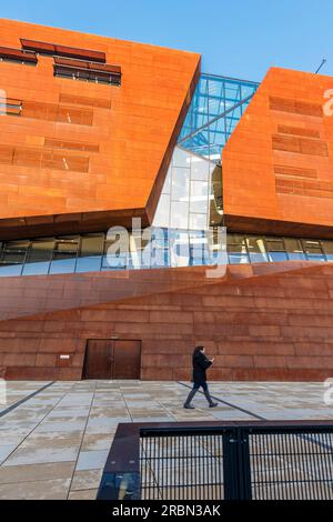 Vienna, Austria, WU Campus, il centro di insegnamento Foto Stock