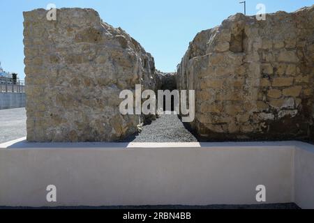 Napoli, Campania, ITALIA. 10 luglio 2023. 10/07/2023 Napoli, inaugurazione del nuovo sottopassaggio dal porto di Napoli a Piazza Municipio.nella foto: (Credito immagine: © Fabio Sasso/ZUMA Press Wire) SOLO USO EDITORIALE! Non per USO commerciale! Crediti: ZUMA Press, Inc./Alamy Live News Foto Stock