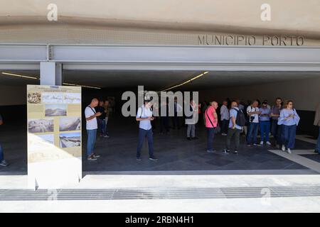 Napoli, Campania, ITALIA. 10 luglio 2023. 10/07/2023 Napoli, inaugurazione del nuovo sottopassaggio dal porto di Napoli a Piazza Municipio.nella foto: (Credito immagine: © Fabio Sasso/ZUMA Press Wire) SOLO USO EDITORIALE! Non per USO commerciale! Crediti: ZUMA Press, Inc./Alamy Live News Foto Stock