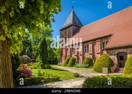 Seemannskirche a Prerow, Meclemburgo-Pomerania occidentale, Germania settentrionale, Germania Foto Stock