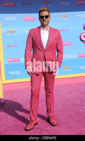 Los Angeles, CA. 9 luglio 2023. Agli arrivi per la BARBIE Movie Premiere, Shrine Auditorium and Expo Hall, Los Angeles, CA 9 luglio 2023. Crediti: Elizabeth Goodenough/Everett Collection/Alamy Live News Foto Stock