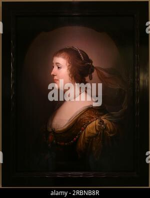 Amalia van Solms 1632 di Gerard van Honthorst Foto Stock