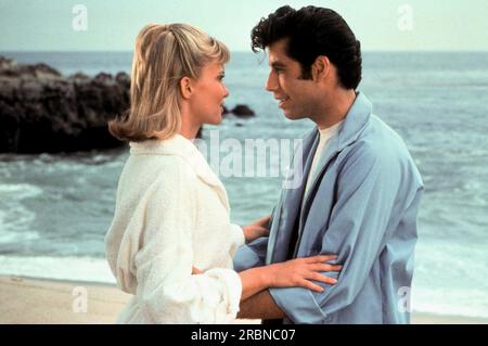 Grasso 1978 Olivia Newton John & John Travolta Foto Stock