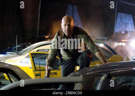 Die Hard 4 Live Free o Die Hard Bruce Willis Foto Stock