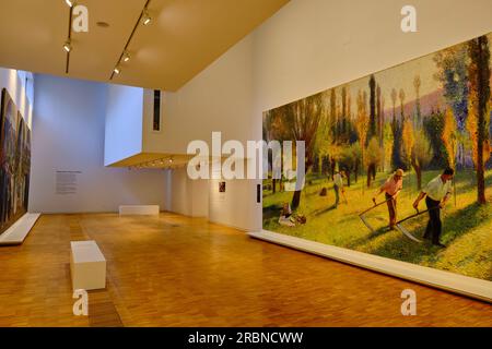 Francia, Lot (46), Cahors, Henri Martin Museum, la Fenaison Foto Stock