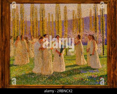 Francia, Lot (46), Cahors, Henri-Martin Museum, Champs-Elysees Foto Stock