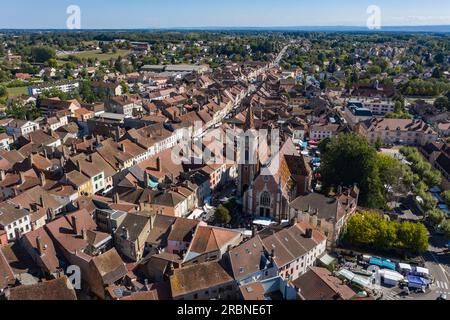 Louhans, Saône-et-Loire, Francia Foto Stock